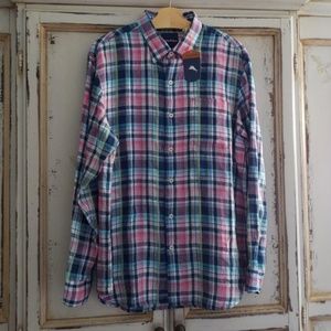 TOMMY BAHAMA Linen Shirt Size M NWT